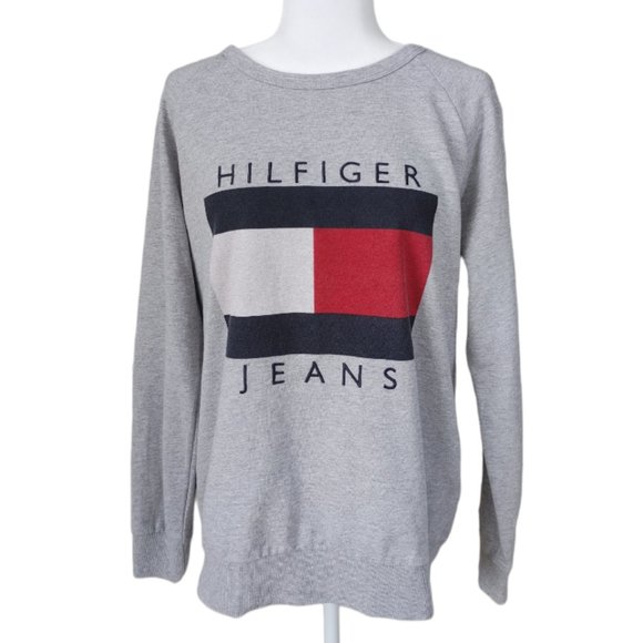 Tommy Hilfiger Crewneck Classic Sweatshirt - Size Large - Picture 1 of 2